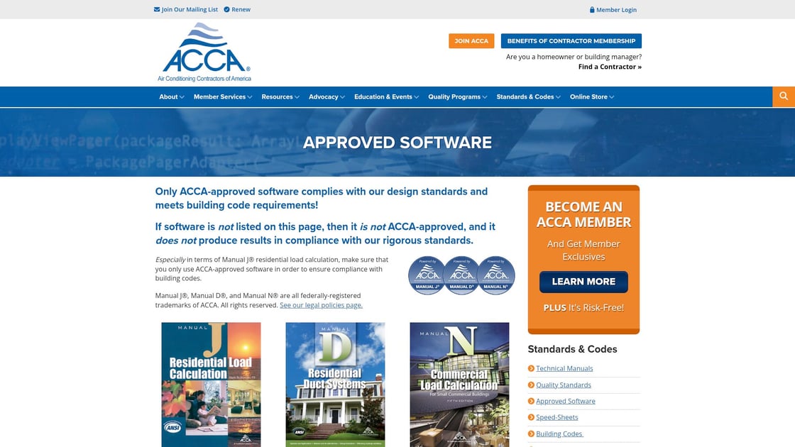 Commercial HVAC sizing calculator interface