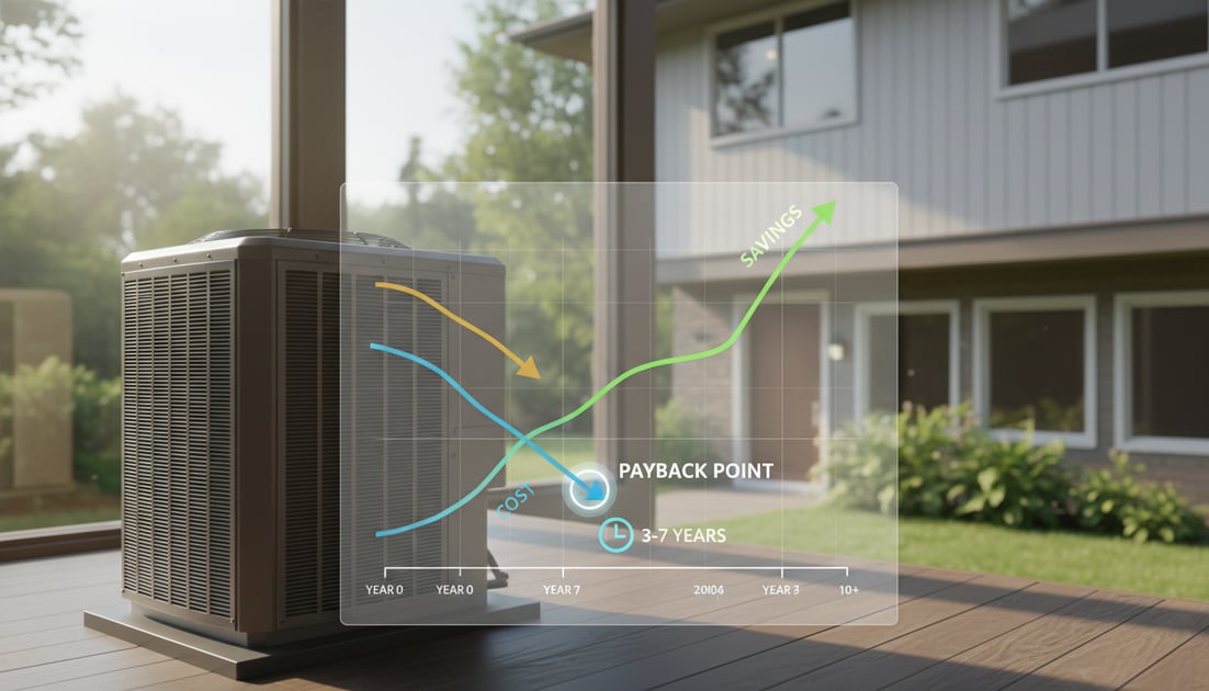 Chart showing HVAC ROI payback timeline