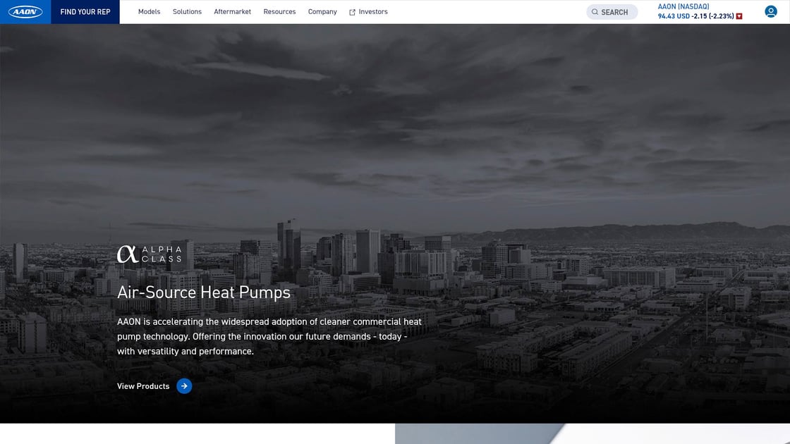 Air source heat pump system