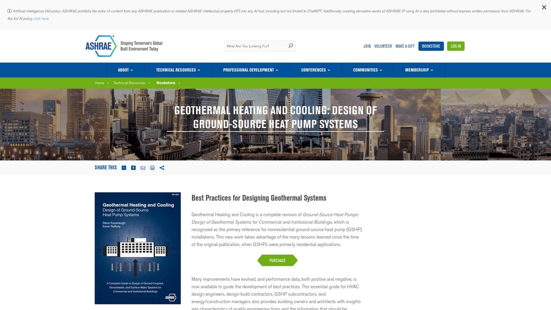Ground source heat pump system
