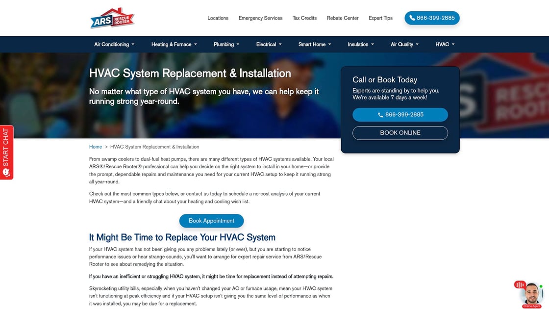 HVAC system maintenance